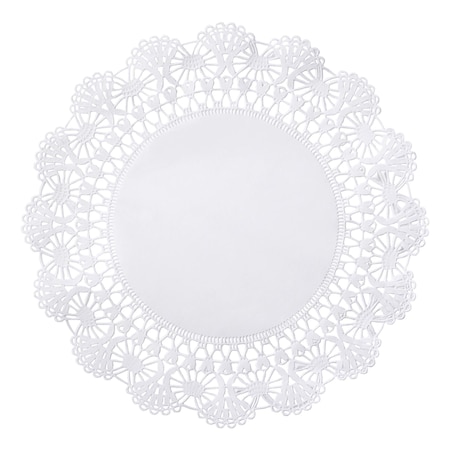 Brooklace 6" White Cambridge Lace Doilies 1000 PK 500235